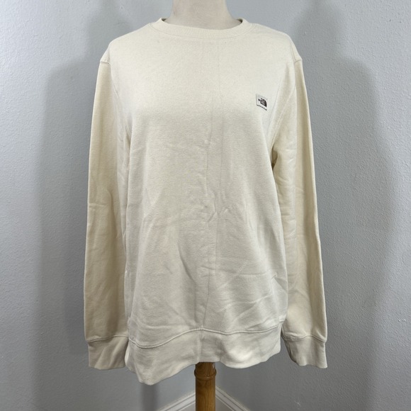 The North Face  Sweatshirt Mens M Beige Crewneck Pullover Outdoor Athleisure - Picture 1 of 12